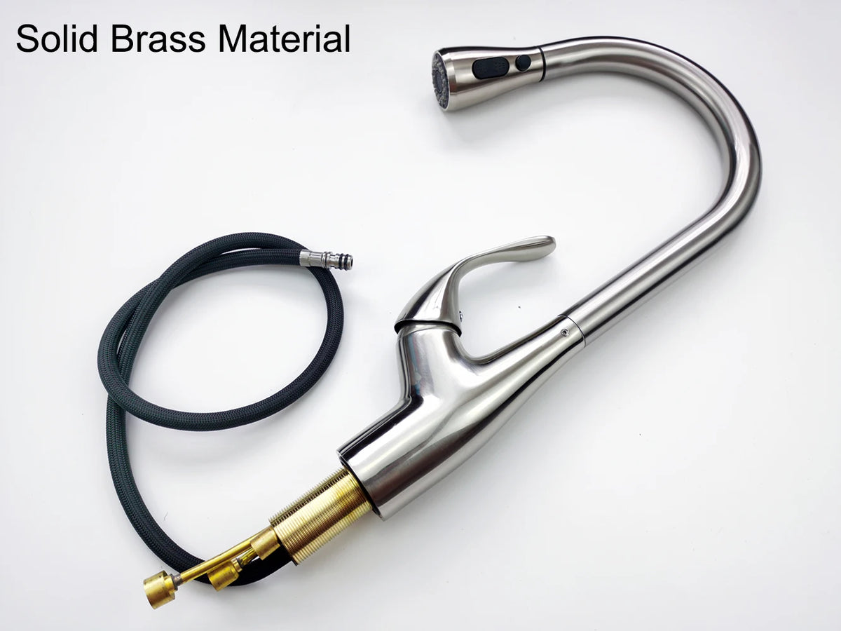 Brushed Nickel Touch On Faucet Quality Brass Cold
