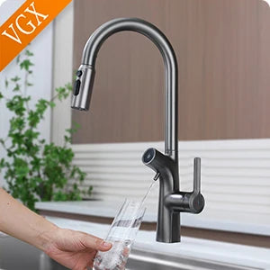 Vgx Filter Water Faucet Dual Spout Pure Drinking