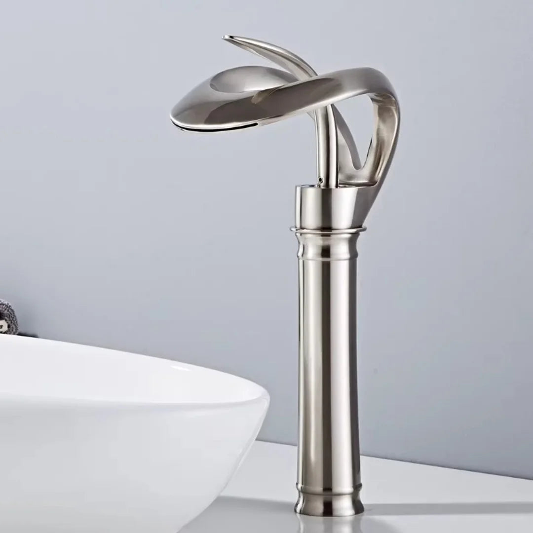 Brushed Gold Bathroom Faucet Brass Rose Gold Bathroom