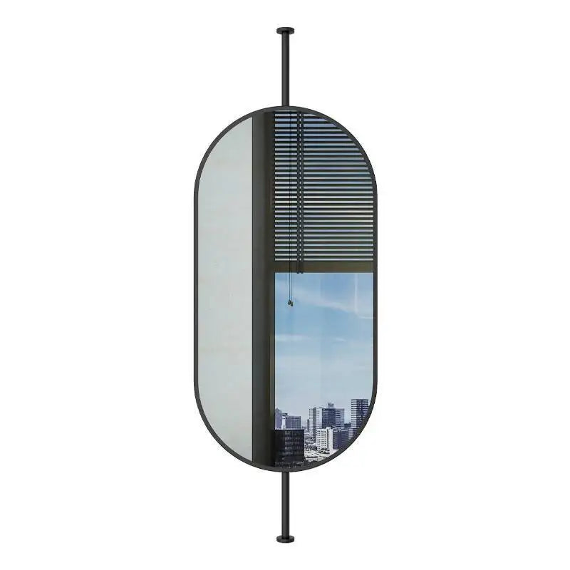 Size60x90cm Ceiling Oval Hanging Mirror Modern Simple Decoration