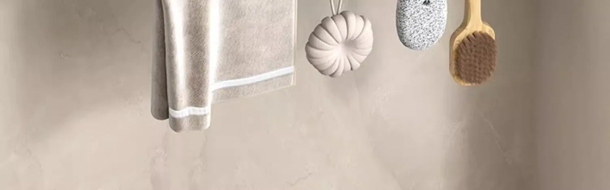 Aluminum Bathroom Shelves Wall Towel Rack Mounted Shower