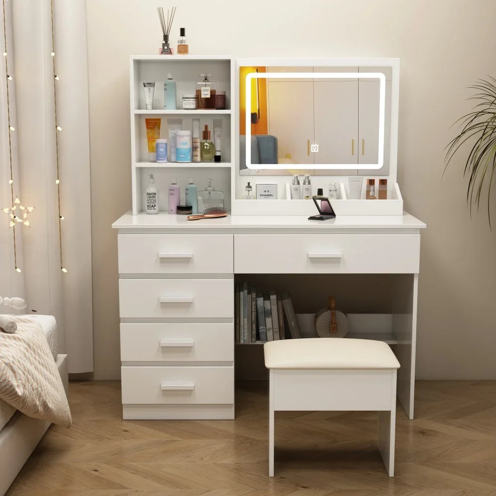 Luxury Design Stylish Makeup Dresser Antique Bedroom Dressing