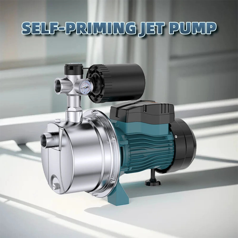 Electric Jet Pump Stainless Steel Self-Priming Pump Tap