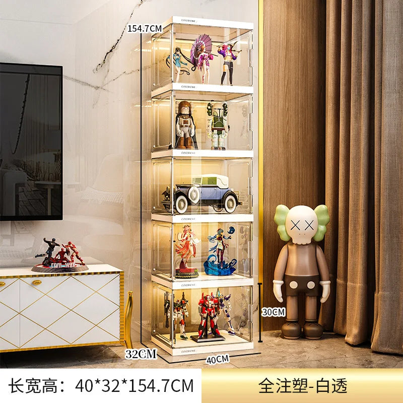 Vanity Luxury Living Room Cabinets Corner Display Storage