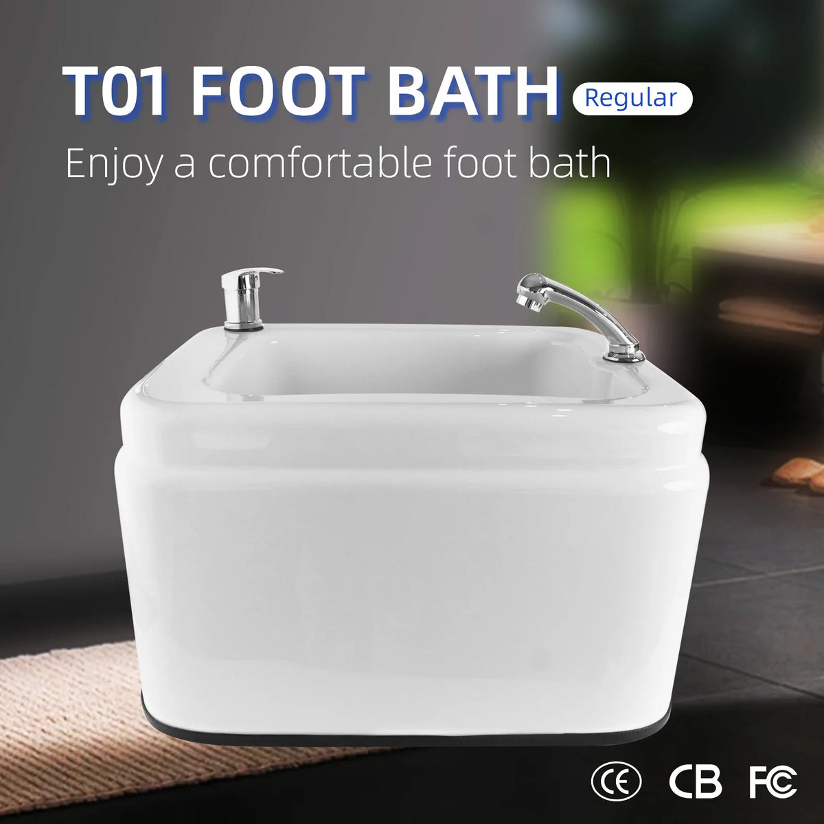 Beauty Salon Footbath Basin Aqua Therapy Sauna Bathtub