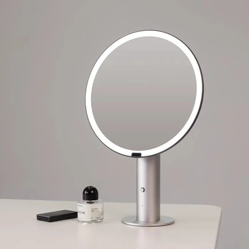 Muid Metal Mirror Desktop Led Smart Vanity Mirror