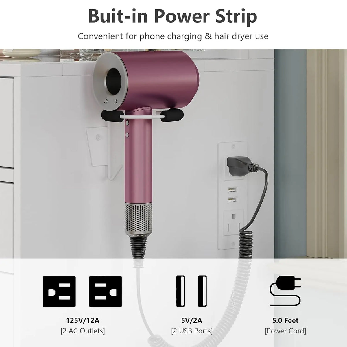 Makeup Vanity Lighted Mirror Charging Station Light Modes