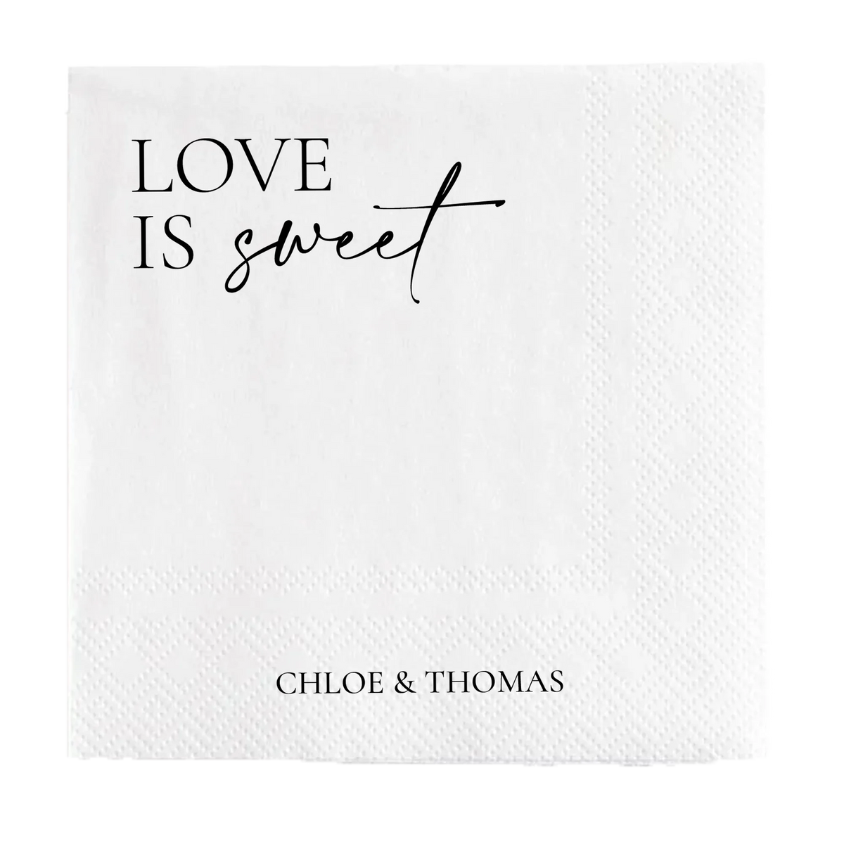 Personalized Paper Napkins Disposable Custom Wedding Napkins Of