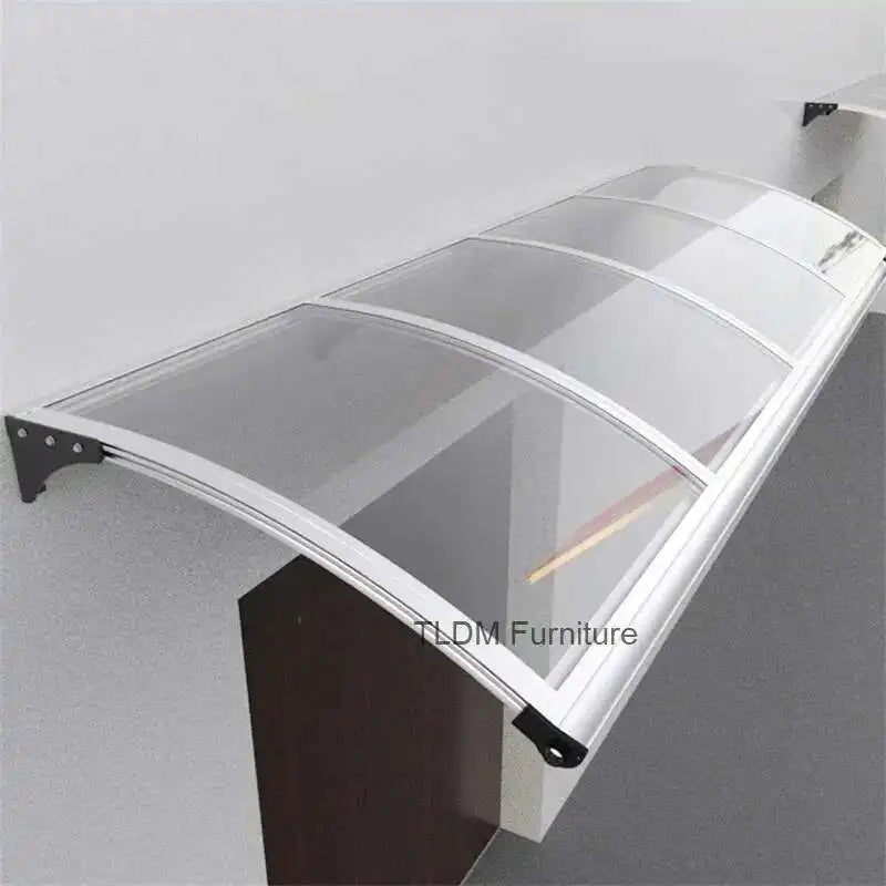 Outdoor Courtyard Rainproof Gazebos Aluminum Alloy Rain Awning