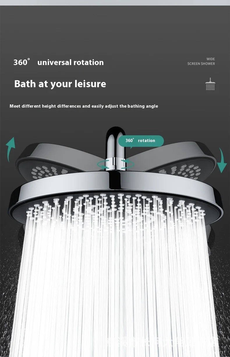 Super Pressurized Shower Top Spray Large Showerhead Bathroom