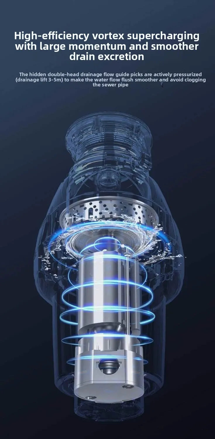 Garbage Processor Grinder Sink Fully Automatic Bone Vegetable