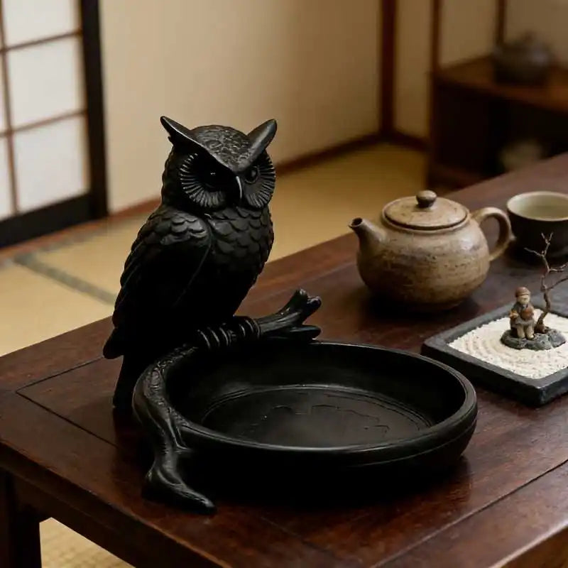 1pc Owl Jewelry Tray Ring Dish Necklace Holder