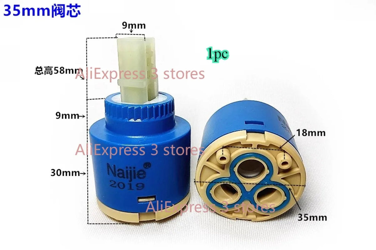 1pcs 28mm/35mm/40mm Water Mixer Tap Faucet Cartridge Ceramic
