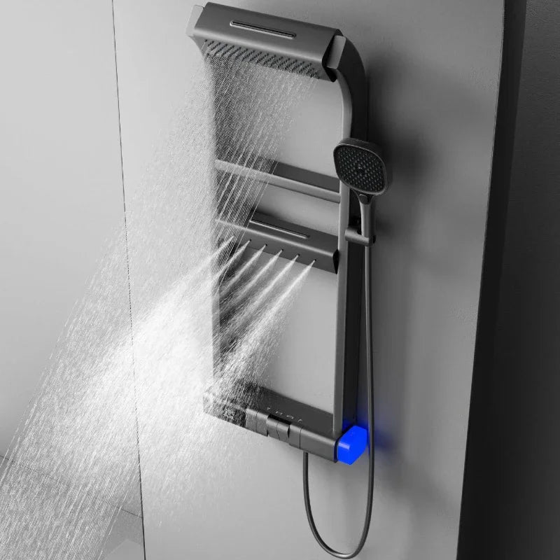 Multi-Function Thermostatic Shower System Digital Display High