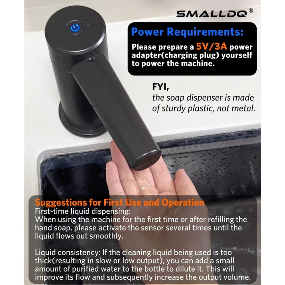 Touchless Automatic Soap Dispenser Sink Countertop/Bathroom