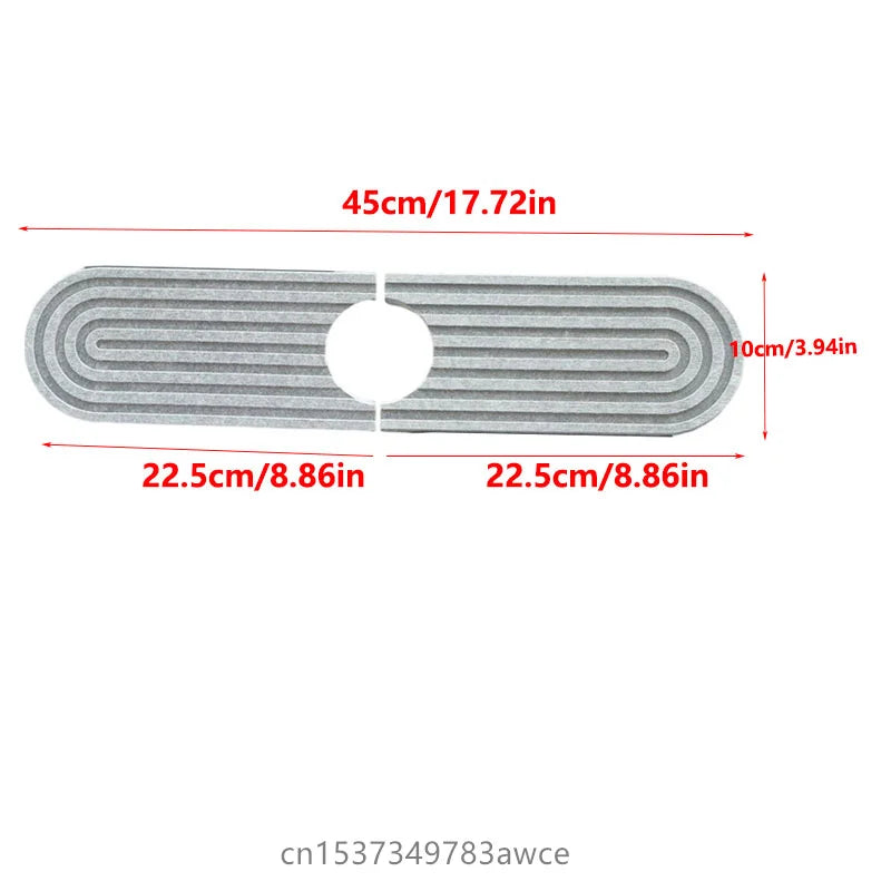 Faucet Mats Sink Water Absorbent Stone Sink Tray