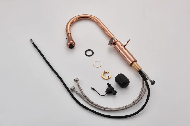 Zappo Modes Faucet Rose Gold 360 Swivel Pull