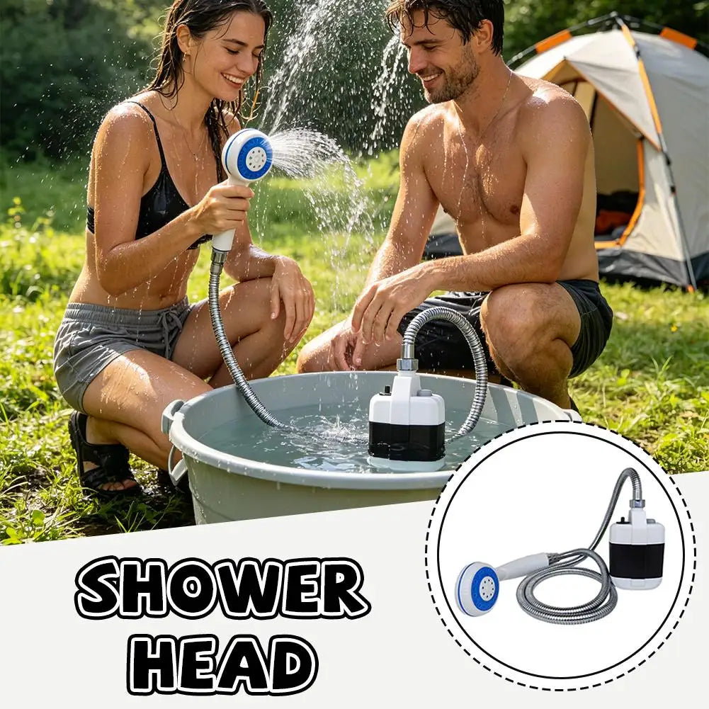 Usb Charging Outdoor Camp Shower Electric Water Pump
