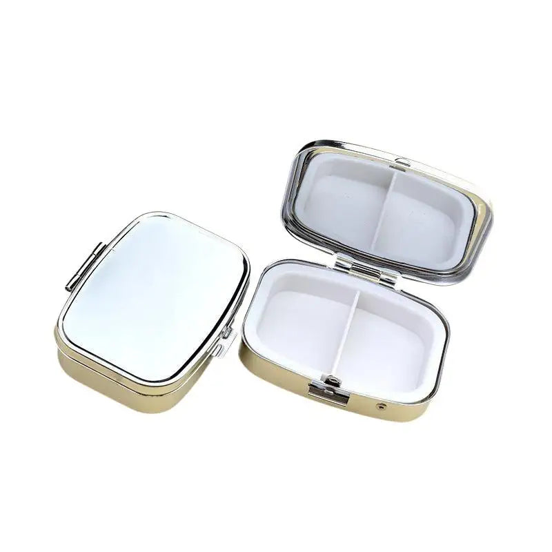 Multi Compartment Mini Jewelry Display Case Mirror Storage