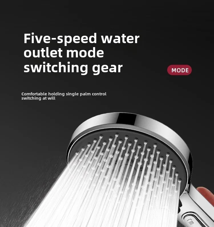 Boosting Showerhead Shower Super Strong Shower Faucet Bathroom