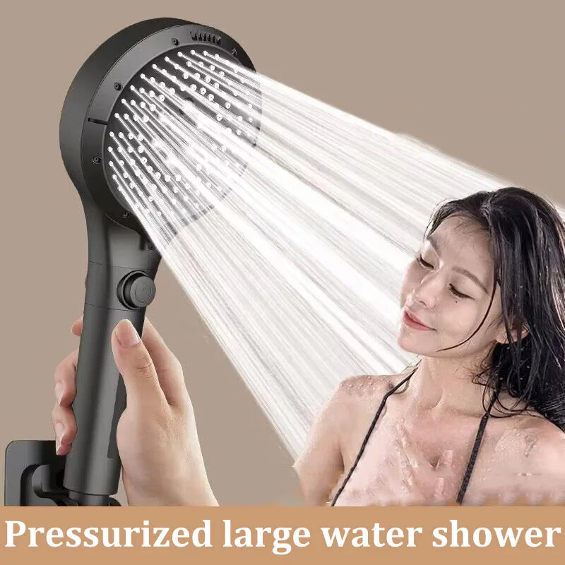Booster Modes Shower Head Adjustable Filter Dechlorination
