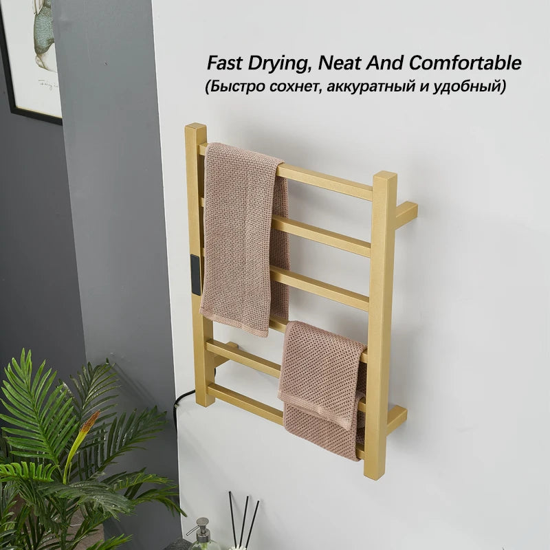 Bathroom Smart Temperature Control Electric Heated Towel Rail