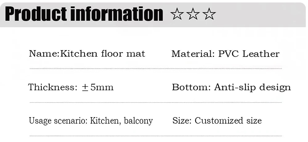 American Floor Mats Pvc Leather Waterproof Doormat Anti-Slip