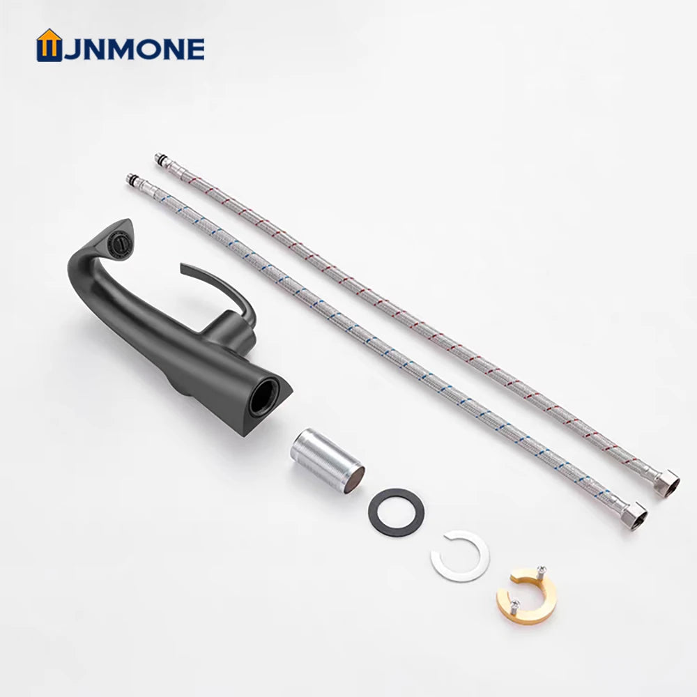 Modern Design Bathroom Sink Faucet Lever Hole Cold