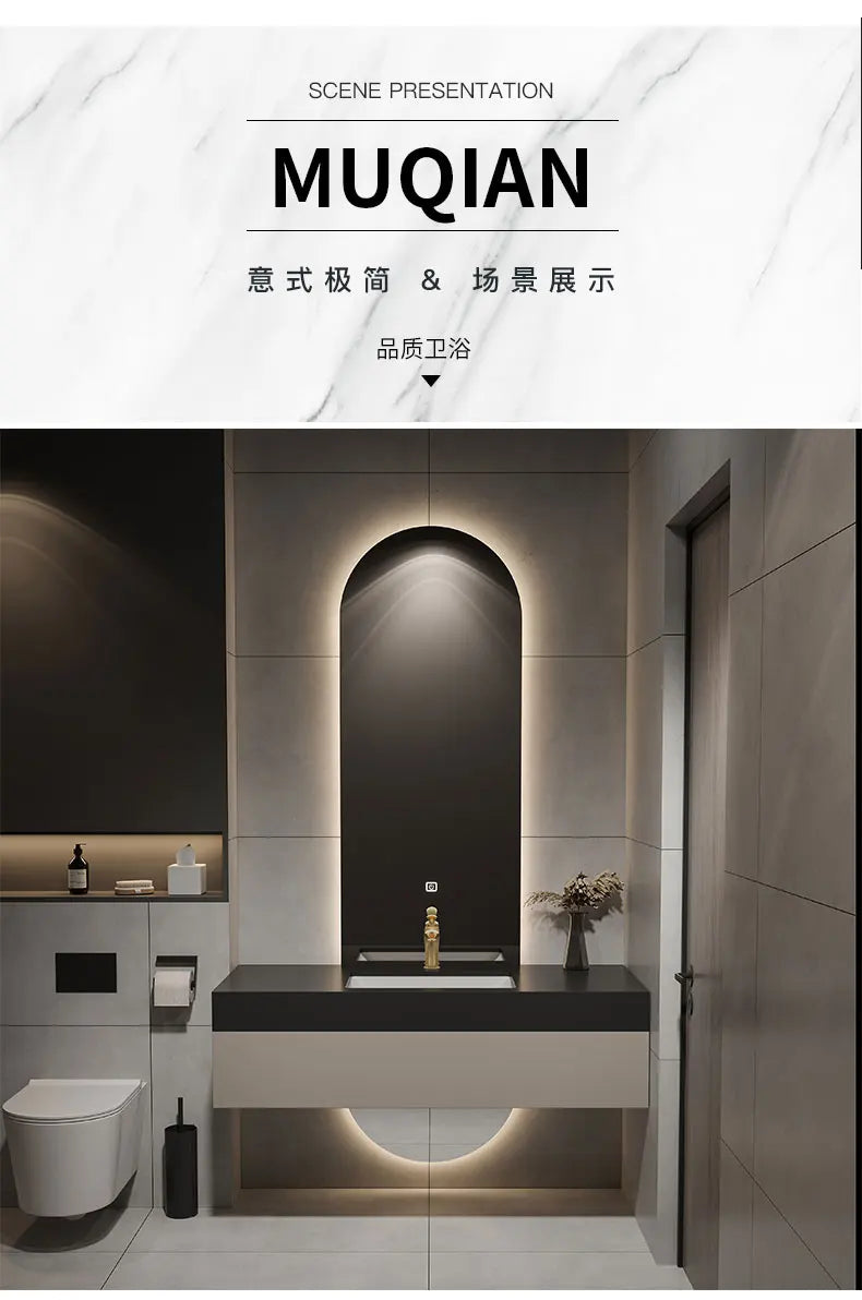 Designer Customized High-End Villa Light Luxury Rock Slab
