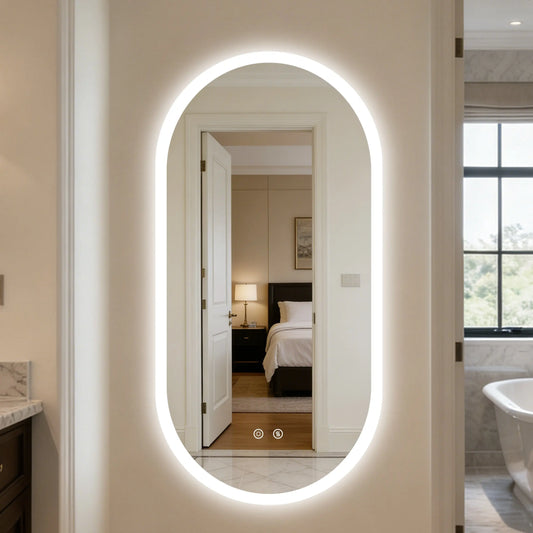 Led Bathroom Mirror Smart Anti-Fog Dimmable Led Lighted