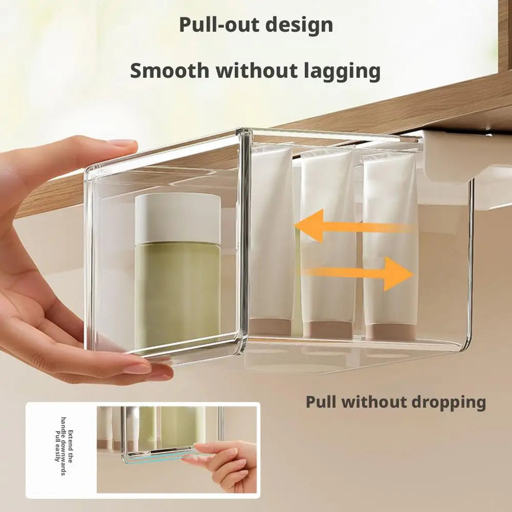 Transparent Bathroom Cotton Stick Makeup Cotton Bathroom Pull-Out