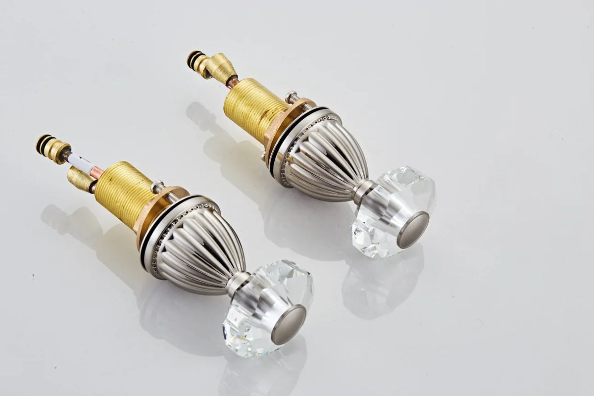Basin Faucets Gold Brass Modern Bathroom Sink Faucet