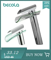 3pcs Golden Bathroom Basin Faucet Crystal Handle Widespread
