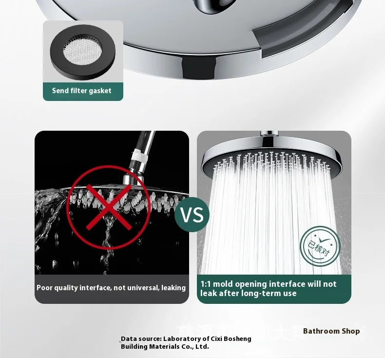 Super Pressurized Shower Top Spray Large Showerhead Bathroom