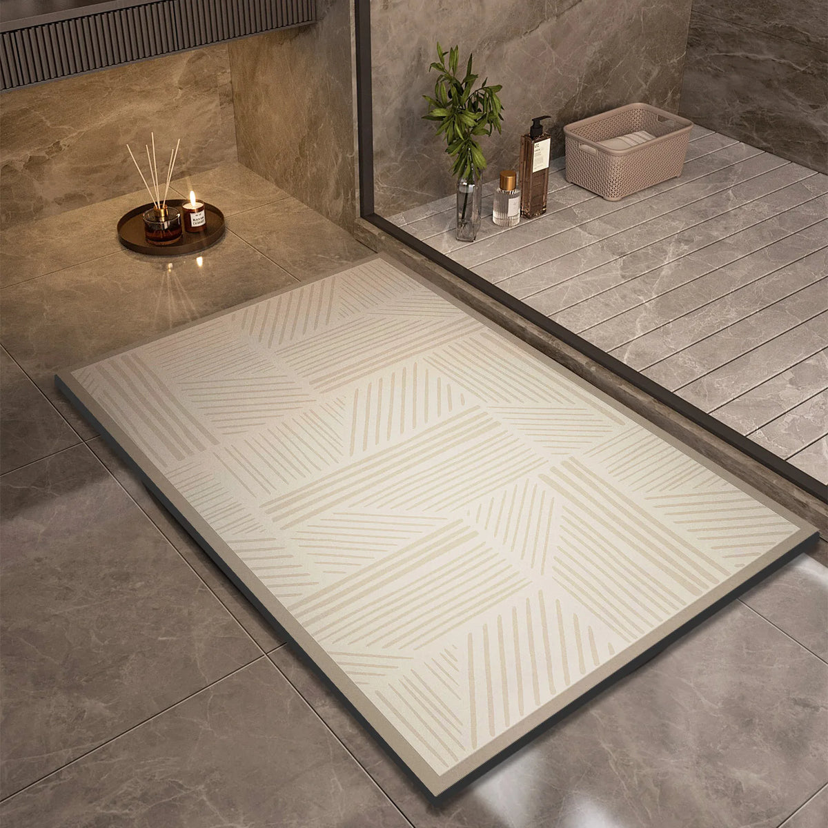 Super Absorbent Bath Mats Bathroom Anti Slip Shower