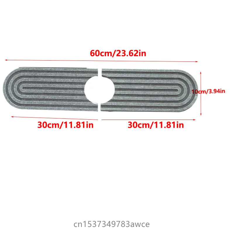 Faucet Mats Sink Water Absorbent Stone Sink Tray
