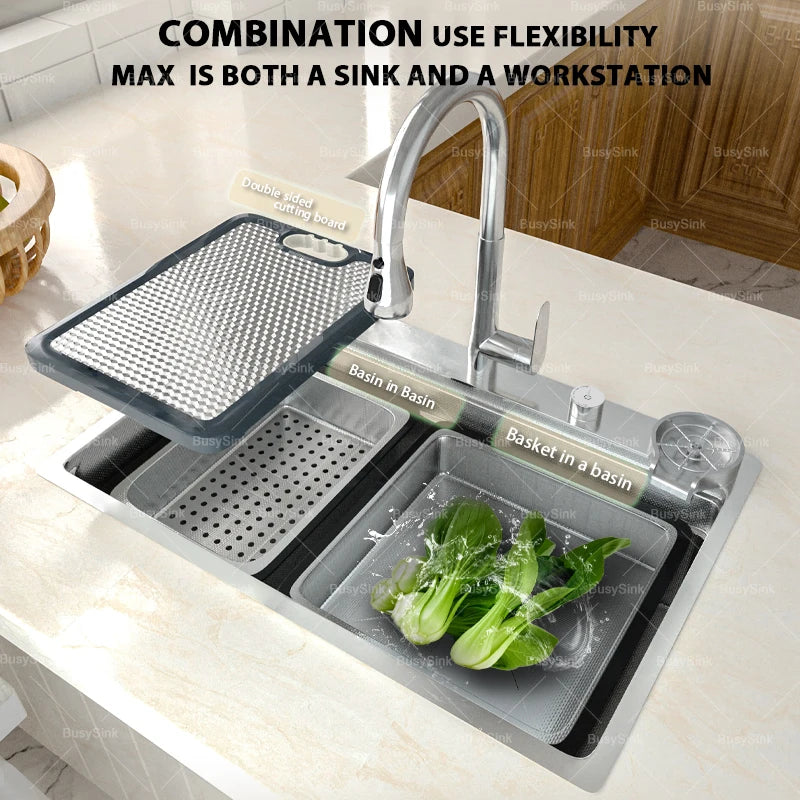 Silver Sink 304 Stainless Steel Large Slot Undermount
