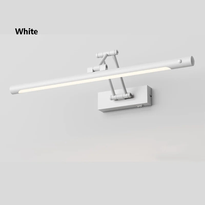 Motion Sensor Foldable Bathroom Mirror Wall Lamp Shower