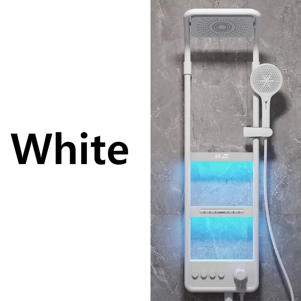 Modern High End Bathroom Shower Faucet Rainfall Waterfall
