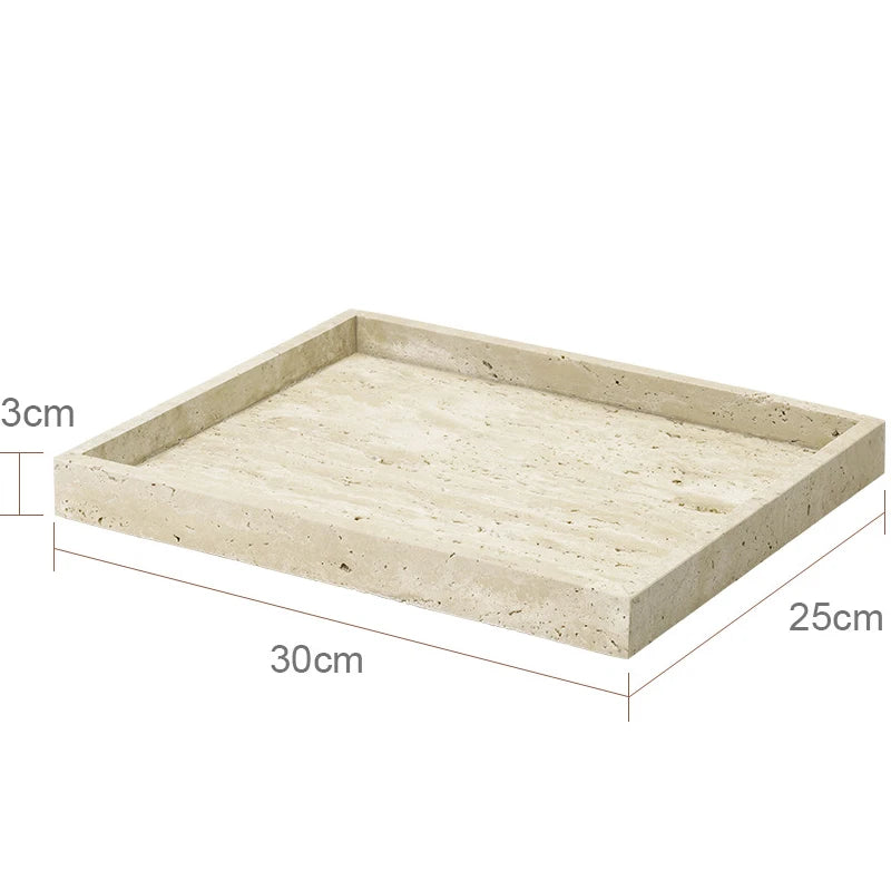 Travertine Bathroom Luxury Soap Dish Soap Dispenser Tissue