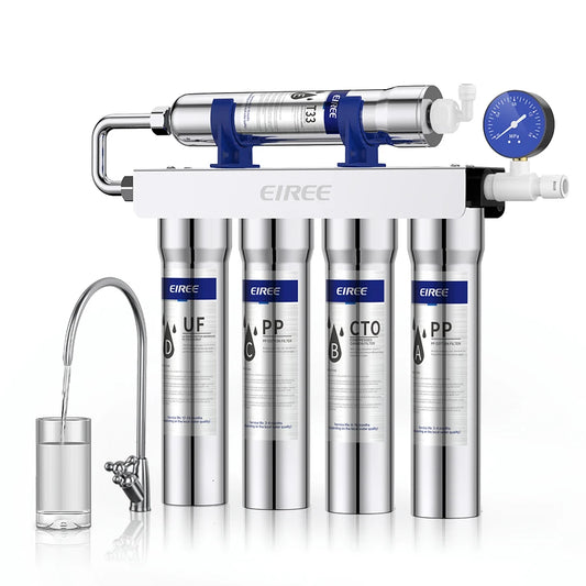 Eiree Upgrade Stage Water Purifier Stainless Steel