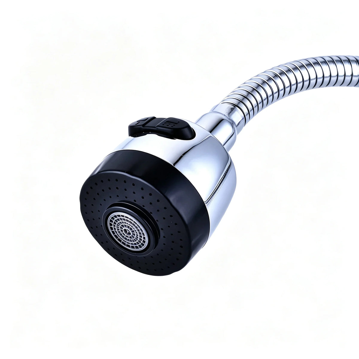 Chrome Polished Hole Sink Faucet Flexible Bendable Hose