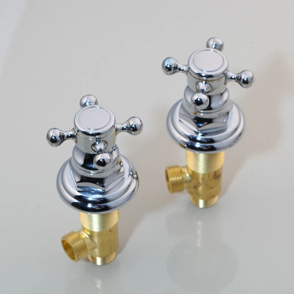 Kemaidi Antique Brass Bathroom Faucets Inch Brass Widespread