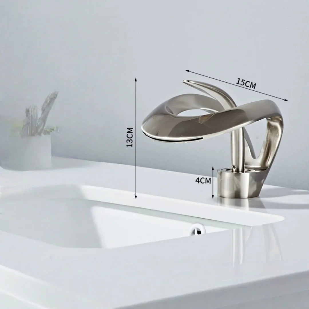 Brushed Gold Bathroom Faucet Brass Rose Gold Bathroom