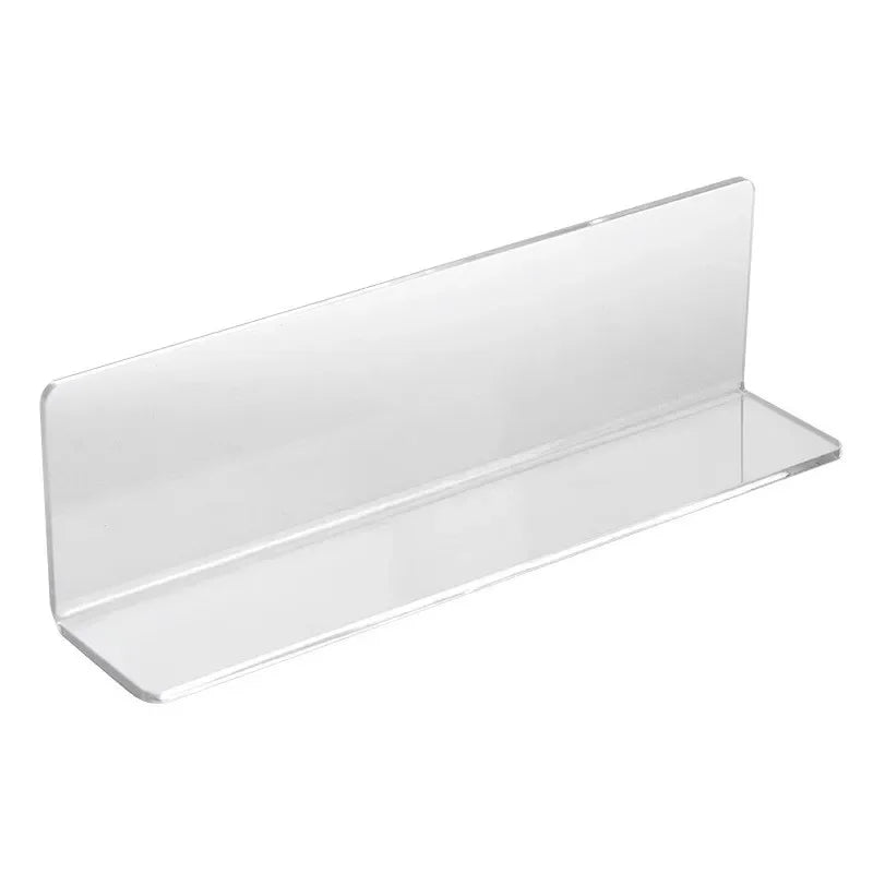 L-Shaped Acrylic Gap Partition Baffle - Anti-Fall Storage