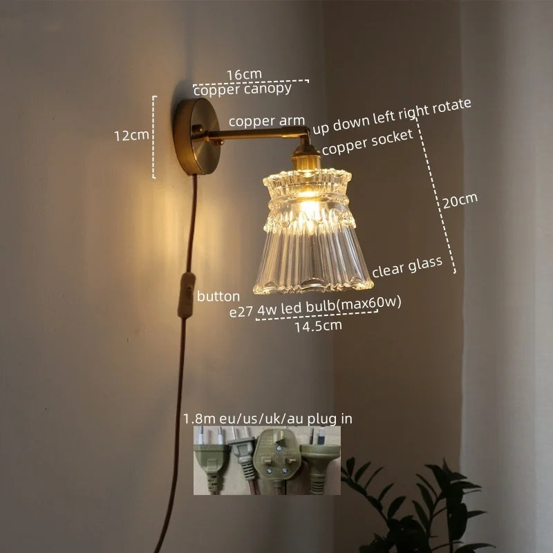 Iwhd Retro Style Led Wall Light Decor Corridor