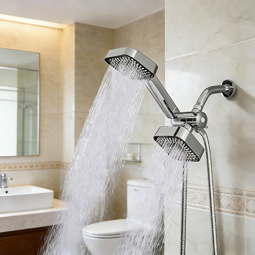 High-Flow Large Nozzle Handheld Shower Head Two-In-One Shower
