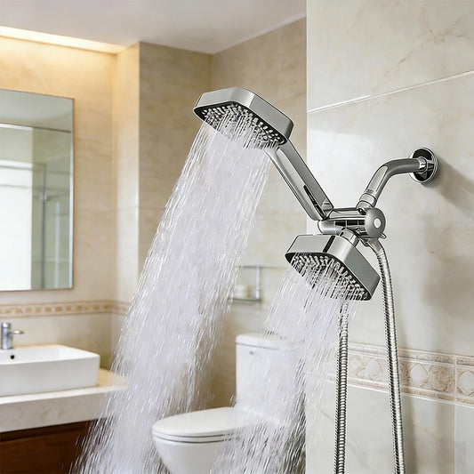 High-Flow Large Nozzle Handheld Shower Head Two-In-One Shower