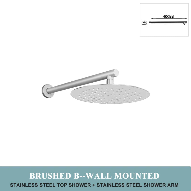 White Black Gold High Quality 8/10 Inch Stainless