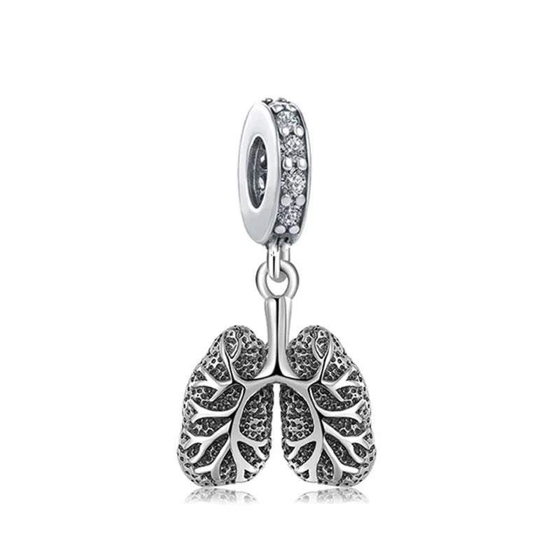 Original 925 Sterling Silver Medicine Cabinet Stethoscop Charm